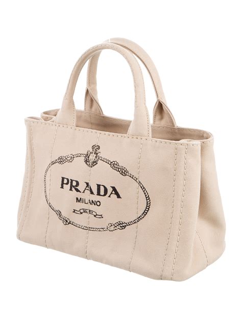 Prada canvas purse